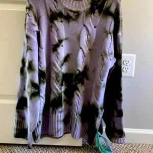 OFF White wool tie dye sweater, Made in Italy. Brand new with tags